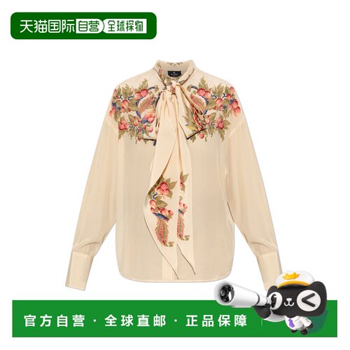 1h可退 ETRO 女士衬衫 WRIA007799SP11UX0800 AW2026 米白色长袖