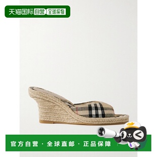 1h可退 潮奢 Burberry 巴宝莉 女士 canvas-jacquard 格纹麻底坡