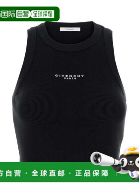 GIVENCHY 女士背心吊带 BW70FNP7BR001 SS2026 黑色 TOPS WITH LO