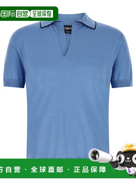 TOM FORD 男士POLO衫 KPS041YMC047UDH SS2026 浅蓝色