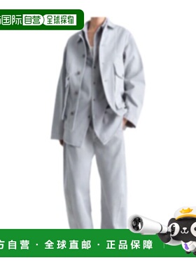 LEMAIRE 女士西服 OW306LD1036BK948 SS2025 灰色 长袖休闲夹克