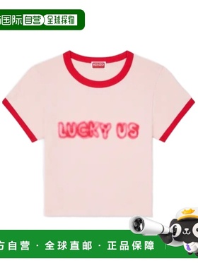 KENZO 女士T恤 FG52TS0124SK34 SS2026 粉红色 短袖T恤