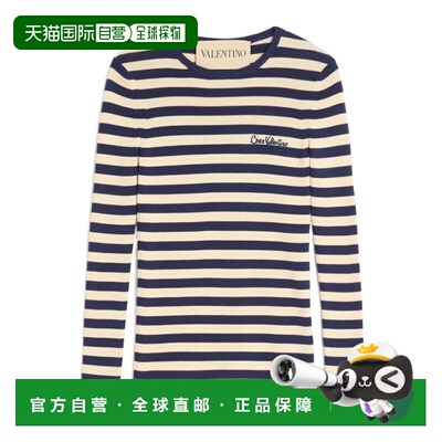 1h可退 奢淘 Valentino 长袖毛衣 女 BKC66N9JD条纹