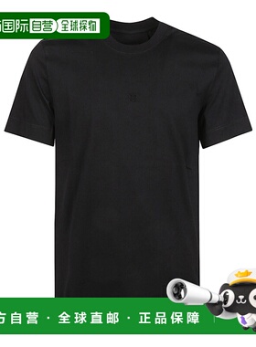 GIVENCHY 男士T恤 BM716G3YCC001 CO 黑色