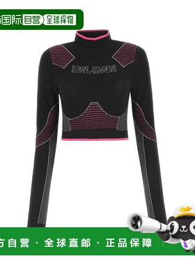 BALMAIN 女士衬衫 YF2AO233JE17EEH SS2023 黑色