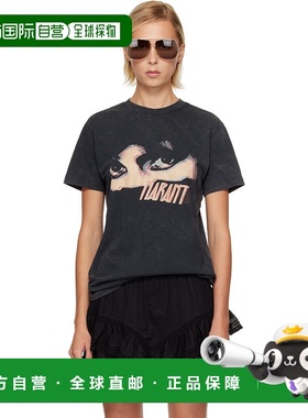 1h可退 潮奢 ISABEL MARANT 女士 黑色 Zoeline T 恤