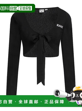 1h可退 潮奢 Karl Kani 女士 上衣 black黑色 舒适时尚针织衫