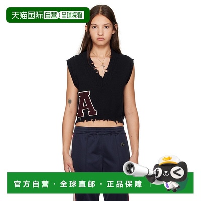 1h可退 潮奢 Ambush 女士 海军蓝 Destroyed Rib V-Neck 马甲 BWH