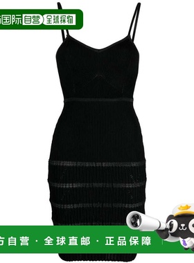 BALMAIN 女士半身裙 AF1R2001KD940PA SS2023 黑色