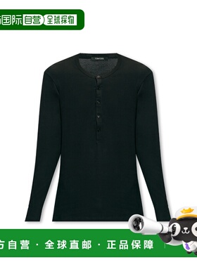 TOM FORD 男士内裤 T4M1510400002 CO 黑色 T-shirt with logo