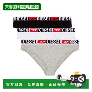 女士内裤 三件装 A131240NJAPE6679 灰色 徽标三角 AW2024 DIESEL