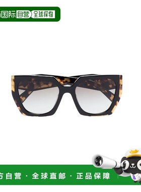 PRADA 女士眼镜 0PR15WS3890A7 SS2022 黑色 方框太阳镜