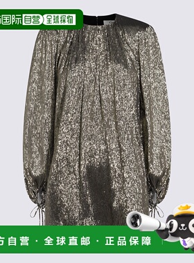 CHLOÉ 女士连衣裙 CH25SRO142980YY SS2025 绿色 长袖连衣裙