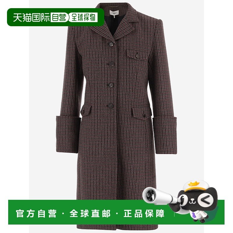 CHLOÉ 女士外套 CH25WMA14169990 AW2025 红色 长袖大衣