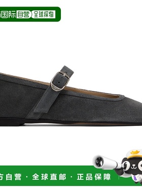 1h可退 潮奢 Le Monde Beryl 女士 灰色玛丽珍鞋 BMJSUEANT皮鞋