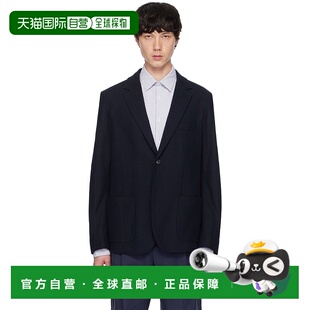 男士 海军蓝 Pique 1h可退 西装 Sunspel Unstructured 外套 潮奢