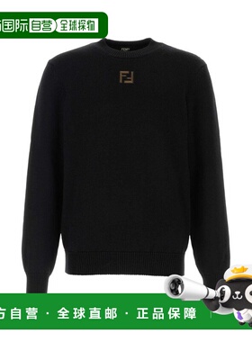 1h可退 潮奢 Fendi 芬迪 男士 FF 燈芯絨圓領針織套頭衫 FZX091AW
