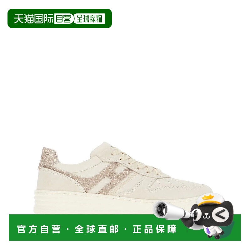 1h可退 HOGAN 女士运动鞋 HXW6300FG50U4J0 SS2025 浅棕色 Hogan