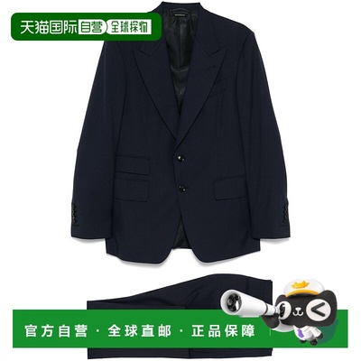 1h可退 TOM FORD 男士西服 2LSP01WOS02HB740 SS2025 黑色