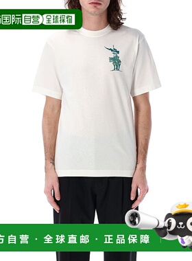 BURBERRY 男士T恤 8102451B7078 SS2025 白色 EKD cotton t-shirt