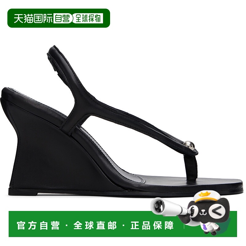 1h可退 潮奢 Paris Georgia 女士 黑色 Valentina Wedge 凉鞋 VAL