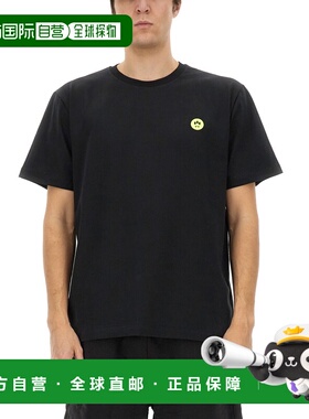 BARROW 男士T恤 S5BWUATH152110 SS2025 黑色 印花T恤