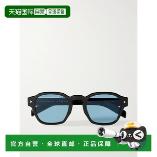 潮奢 圆框醋纤太阳眼镜 Prada 男士 0PRA16S16K04D 普拉达 1h可退