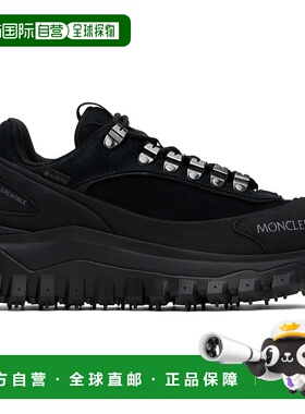 1h可退 潮奢 Moncler 盟可睐 女士 黑色 Trailgrip Apex Leather
