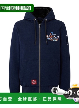 MOOSE KNUCKLES 男士卫衣 M35MS600EV1842 蓝色 CO帽衫