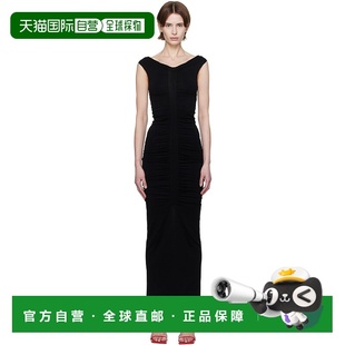 Wang 亚历山大 Ruched 潮奢 Wide 黑色 Alexander 女士 1h可退 王