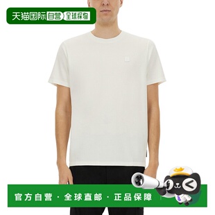 MOOSE KNUCKLES 男士T恤 M15MT759891 SS2025 白色短袖男装