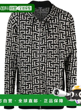 BALMAIN 男士针织毛衣 AH1JX031KD91EER SS2023 黑色长袖卫衣
