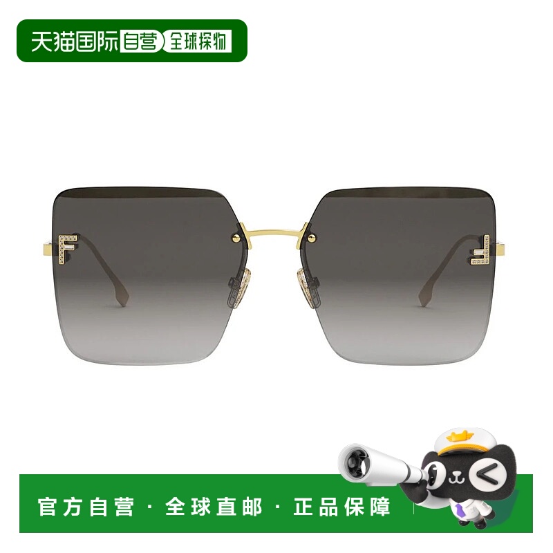 1h可退 FENDI 女士眼镜 13VH4MI0A11391 SS2025 金色 Fendi First