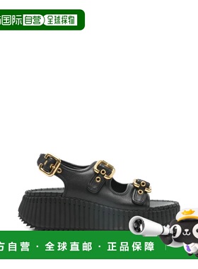 CHLOÉ 女士凉鞋 CH26S17KSN001 SS2026 黑色 NAMA LEATHER WEDGE