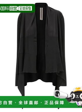 RICK OWENS 女士针织衫 RP01F6642M09 SS2026 黑色 CARDIGAN IN M