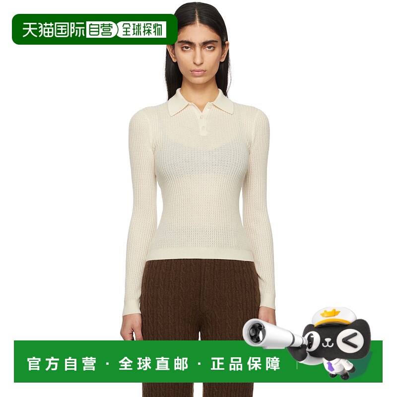 1h可退 潮奢 Guest in Residence 女士 灰白色 Long Sleeve Shrun