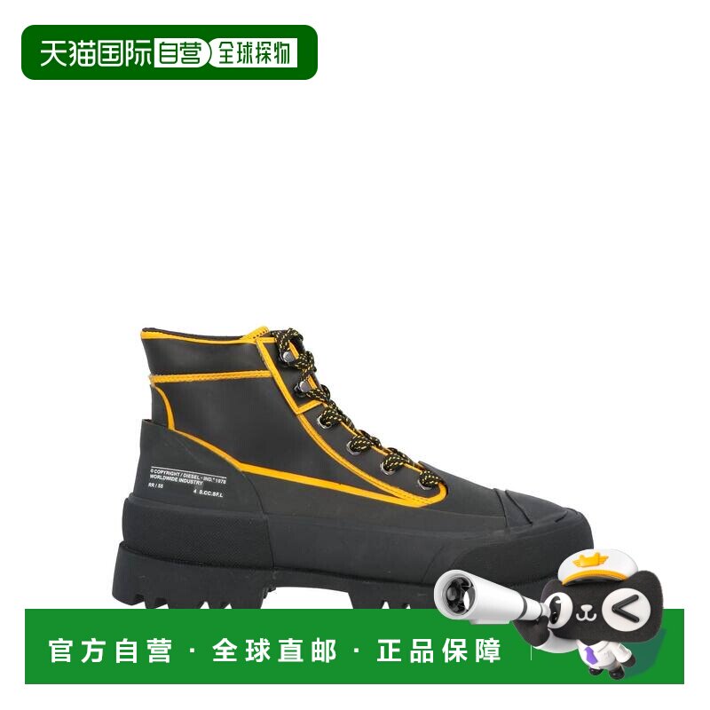 Diesel 迪赛 男士 脚踝靴 black黑色 舒适时尚高帮鞋男靴
