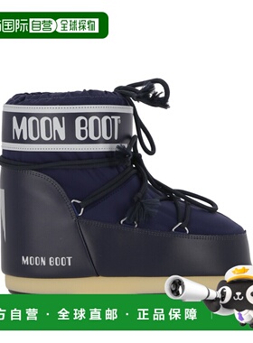 MOON BOOT 女士雪地靴 1409340F003 AW2024 蓝色保暖冬鞋