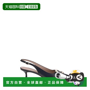 Ferragamo Salvatore 菲拉格慕 女士 1h可退 环扣露跟浅口鞋 潮奢