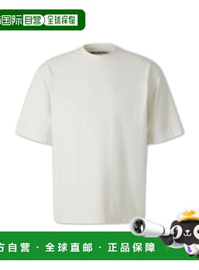 1h可退 潮奢 Acne Studios 艾克妮 男士 白色 Relaxed Fit Logo T
