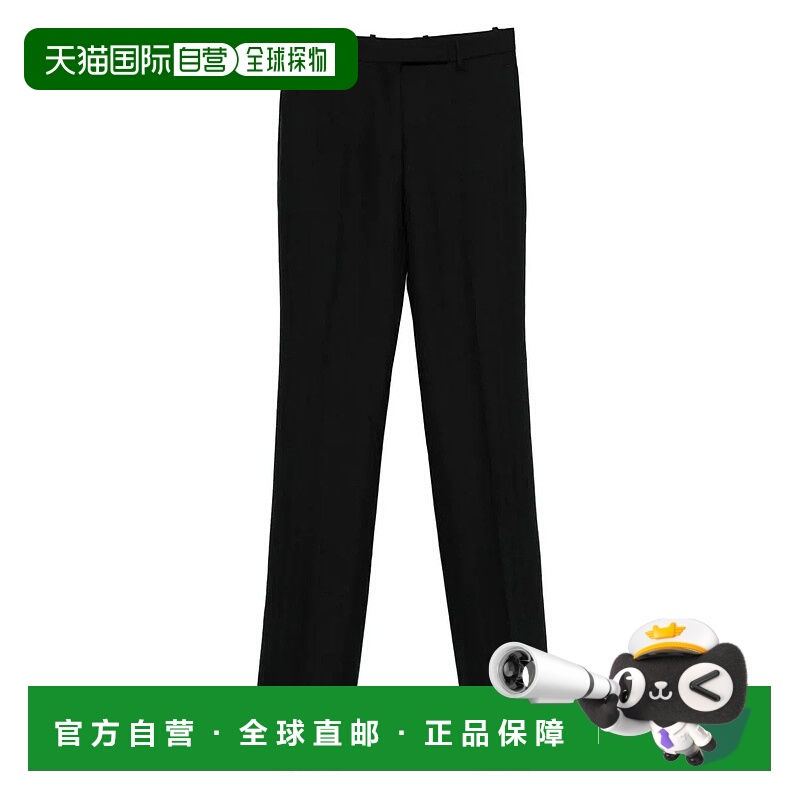 1h可退 TOM FORD 女士休闲裤 PAW649FAX1644999 AW2025 黑色羊毛 - 封面