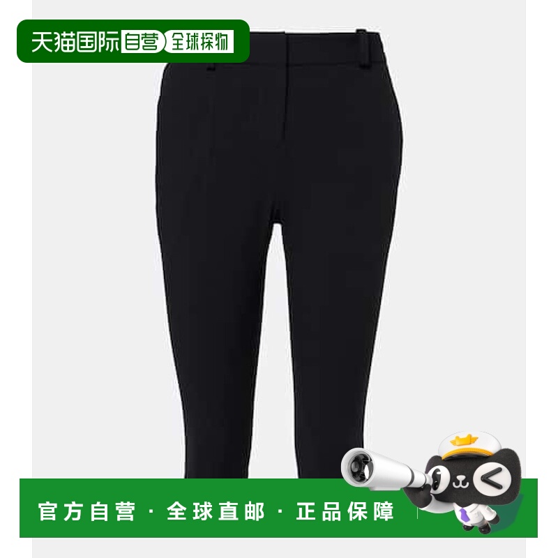 1h可退 潮奢 TOTÊME 女士 羊毛混纺七分裤 black黑色 舒适时尚