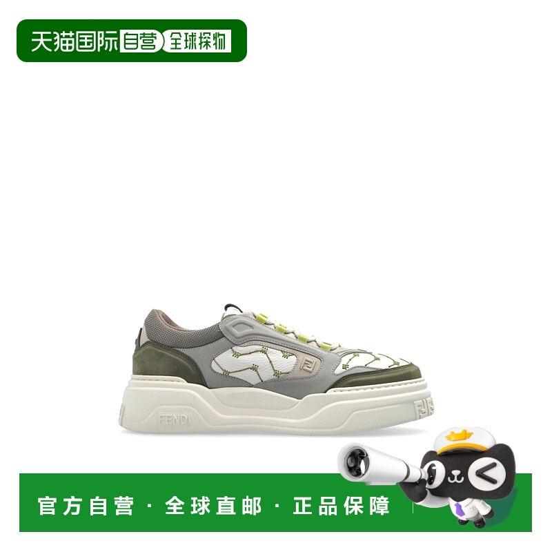 1h可退 FENDI 男士运动鞋 7E1728AU21F1RSW CO 白色 Sneakers For