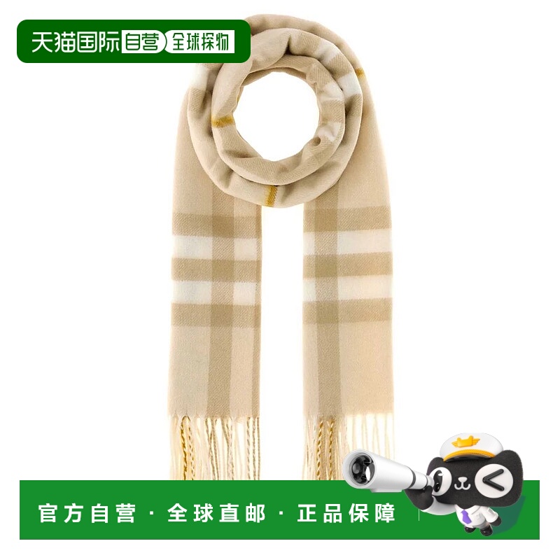 1h可退 BURBERRY 女士围巾 8112632C3269 AW2025 花色 Embroidere