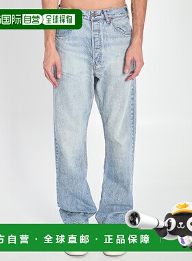 CELINE 男士牛仔裤 2N574930F08NY AW2025 蓝色 KURT JEANS直筒裤