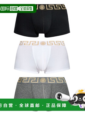 VERSACE 男士内裤 AU103261A10011A3278 AW2025 黑色