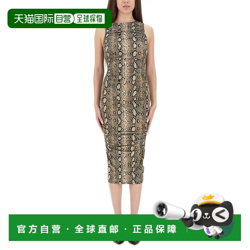 1h可退 潮奢 Michael Kors 迈克高仕 女士 动物纹连衣裙 MT58319H