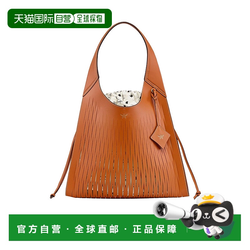 1h可退 MCM 女士手提包 MWPFSTA02CK SS2025 棕色 Aren手提包