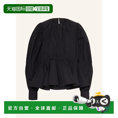 GANNI 女士衬衫 100321766613000 CO 黑色 Shirt blouse