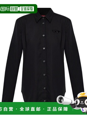 DIESEL 女士衬衫 A200650EPCL9XX SS2026 黑色 长袖衬衫